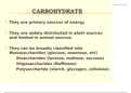Carbohydrates, Crude Fibre and Dietary Fibre 
