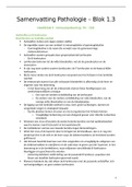 Samenvatting Pathologie Blok 1.3 - H2 H3, H5, H9, H10, H11, 12 en H14 - Medische basiskennis 