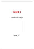 Reader Sales jaar 1
