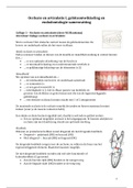 Occlusie en articulatie, gebitsontwikkeling en endodontologie I