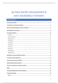 Q4 MGZ Micro-organismen en antimicrobiële therapie