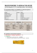 Farmacologie: Geneesmiddelen ivm noradrenerge transmissie (bijzondere farmacologie)