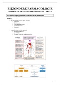 Farmacologie: Cardiovasculaire geneesmiddelen, deel 1 (bijzondere farmacologie)