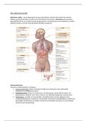 Samenvatting anatomie, fysiologie en pathologie van het endocriene stelsel