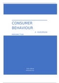 Summary Consumer Behavior / Marketing