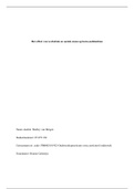 Huiswerkopdracht en eindopdracht cross-sectioneel onderzoek PB0802181922B