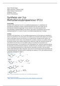 Practicumverslag van 3-p-methylbenzoylpropaanzuur FC1 vc3