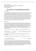 practicumverslag polyethyleentereftalaat PET VC4