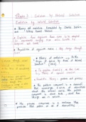 Theory of Evolution Notes