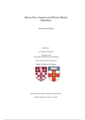 Dissertation (MSc Finance) (word limit 8000 words); innovative/new research topic