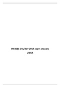 INF2611 Oct_Nov 2017 Exams answers