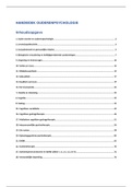 Samenvatting Handboek Ouderenpsychologie