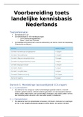 Voorbereiding landelijke kennistoets Nederlandse taal