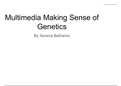 Multimedia Making Sense of Genetics Presentation