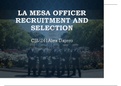 Week 3 Officer Recruitment and Selection Presentation