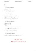 Water Chemistry Homework 7