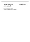 Werkgroepen   jurisprudentie staatsrecht semester I