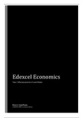 Edexcel Economics Microeconomics Y1, Unit 1 Notes