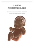 KLINISCHE NEUROPSYCHOLOGIE | Opgeloste vragen inleidende hoofdstukken