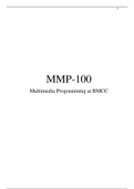 Introduction to Multimedia (MMP 100) Full Course Notes