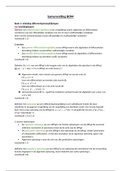 Samenvatting BOM &lpar;boek 1-4&rpar;