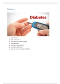 Diabetes Mellitus Werkstuk 