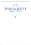 Orthopedagogische concepten II volledige samenvatting