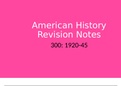 American History 1920-45