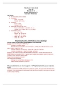 Loyola University ABSN Pathophysiology Exam Study Guides