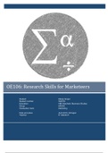 OE106 Marketing Research Skills for Marketeers