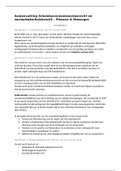 Samenvatting arbeidsovereenkomstrecht en sociaalzekerheidsrecht - Plessen & Massuger