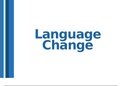 Language Variation: Language Change Powerpoint