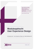 Module Opdracht&colon; User Experience Design - cijfer&colon; 9&excl; 