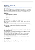 Lecture Notes European Union Law