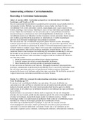 Samenvatting artikelen curriculumstudies (Nederlands)