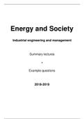 Energy and Society - English summary