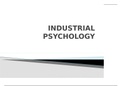 Industrial psychology