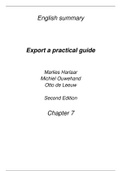 Export a practical guide - Chapter 7