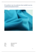 Meetrapport: De synthese van een polyester door middel van een condensatiepolymerisatie