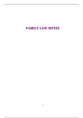 Family Law (Ordinary) Lecture Notes