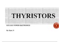 THYRISTORS DEMYSTIFIED