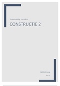 Samenvatting constructie 2 + begrippenlijst