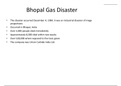 Case Study of Biggest Industrial Accident - Bhopal Gas Tragedy