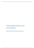 Summary International Financial Accounting