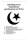 Inleiding tot de Islamitische Geschiedenis tot W.O.I.
