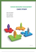 Rane's Decision Case study for Human Resource Management