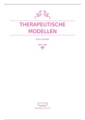 Samenvatting Therapeutische Modellen