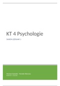 KT 4 Psychologie