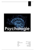 Dossier Psychologie - Cijfer: 10