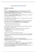 Samenvatting Kwaliteit met beleid, hoofdstuk 1, 2, 4 en 5